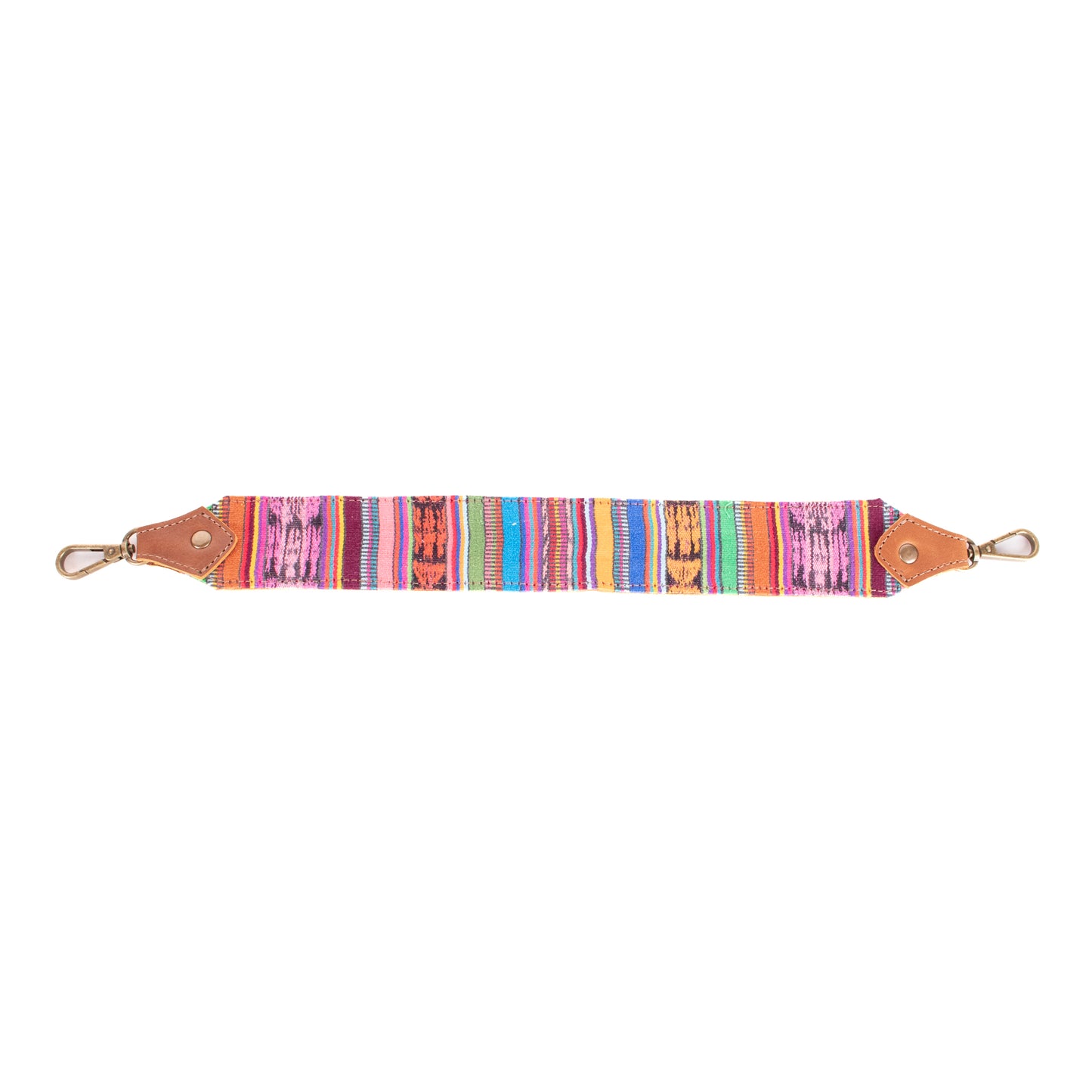 BEATRIZ CDB + DIAMANTE STRAP - OOAK HUIPIL - CAFE - NO. 200167