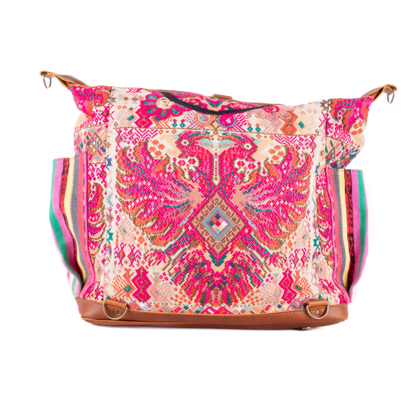 BEATRIZ CDB + DIAMANTE STRAP - OOAK HUIPIL - CAFE - NO. 200168