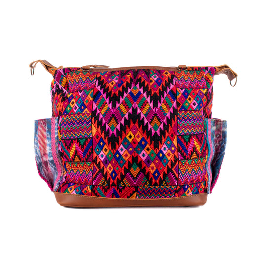 BEATRIZ MCDB + DIAMANTE STRAP - OOAK HUIPIL - CAFE - NO. 200169