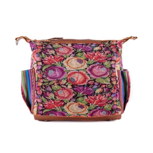 BEATRIZ MCDB + DIAMANTE STRAP - OOAK HUIPIL - CAFE - NO. 200170