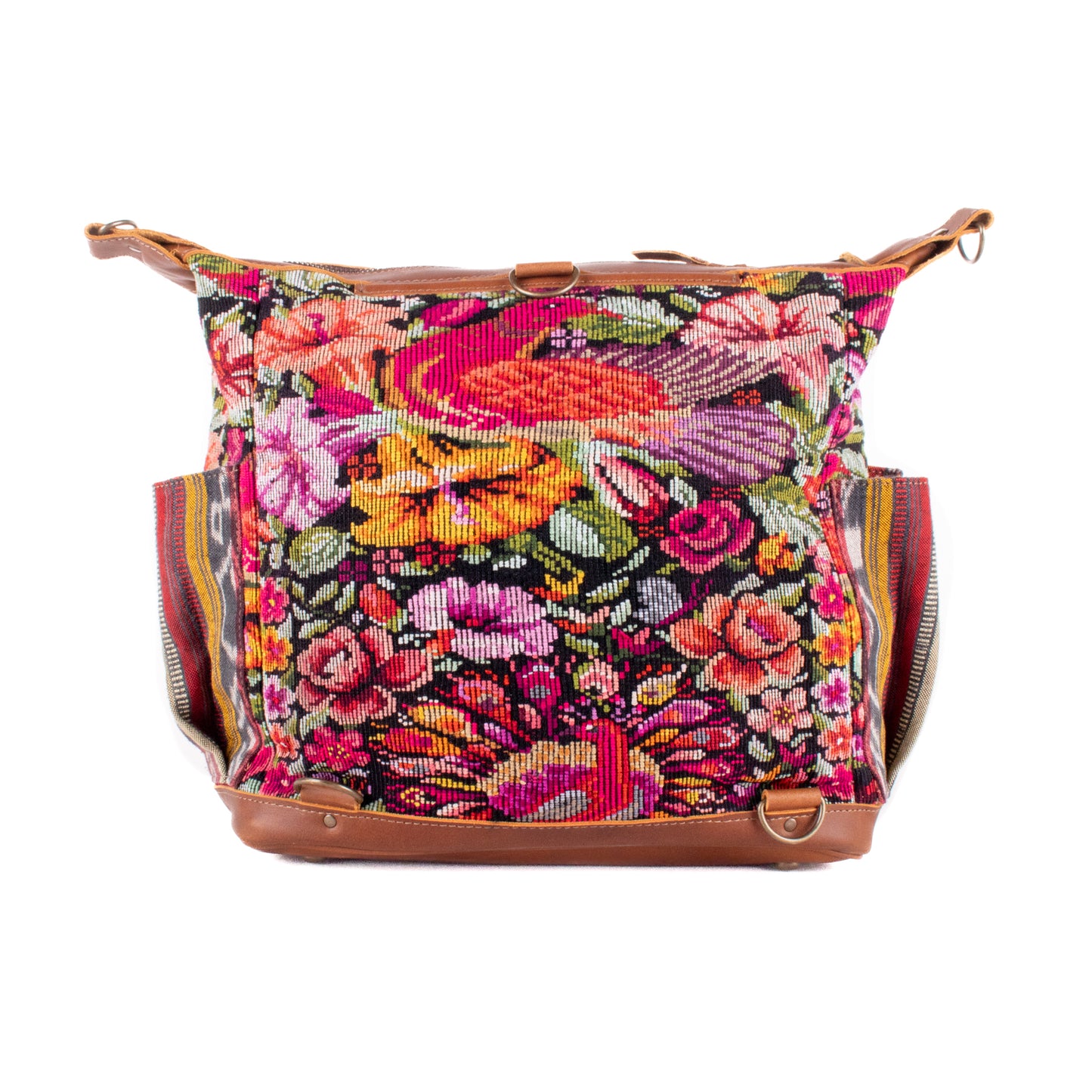 BEATRIZ MCDB + DIAMANTE STRAP - OOAK HUIPIL - CAFE - NO. 200171