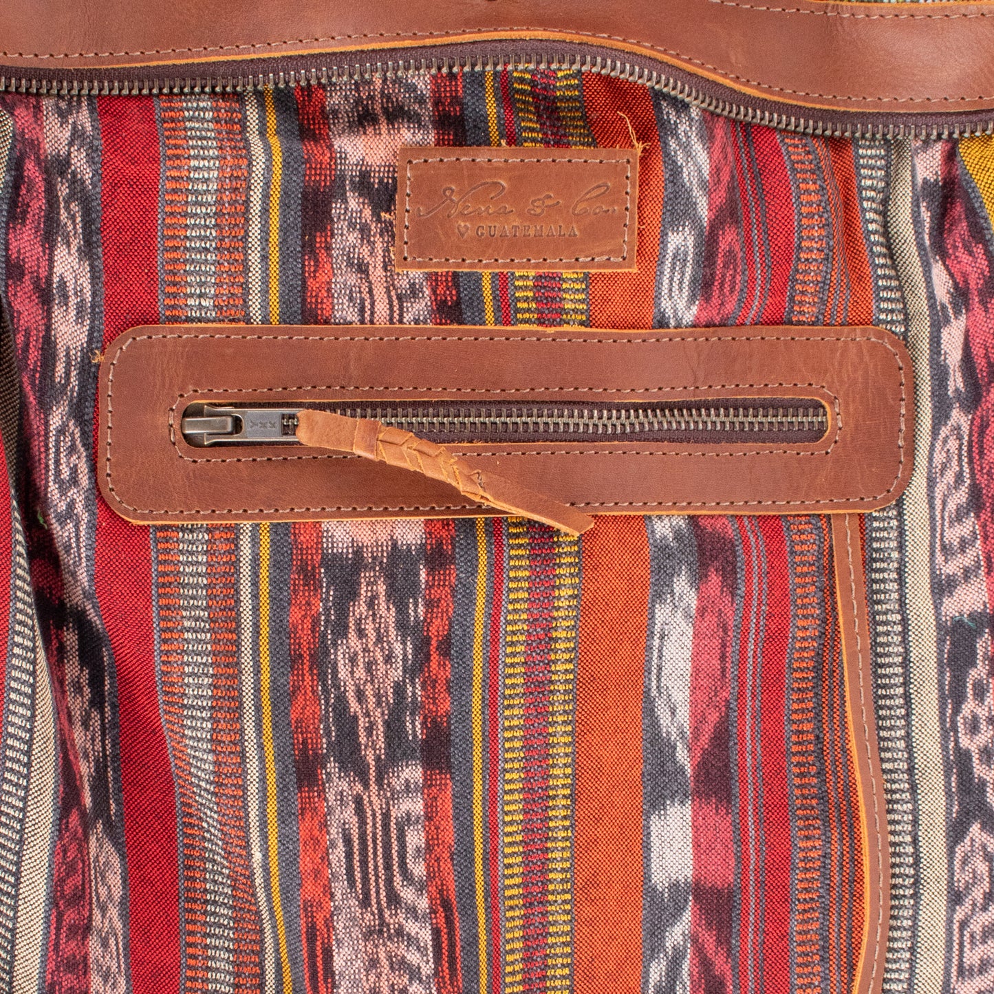 BEATRIZ MCDB + DIAMANTE STRAP - OOAK HUIPIL - CAFE - NO. 200171
