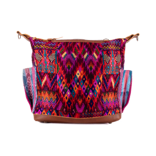 BEATRIZ MCDB + DIAMANTE STRAP - OOAK HUIPIL - CAFE - NO. 200172