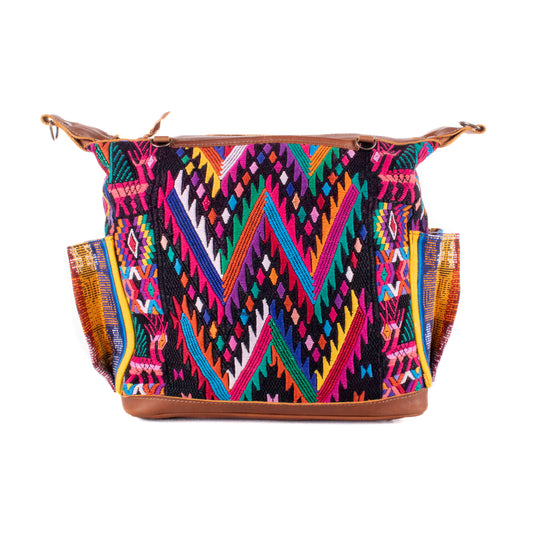 BEATRIZ MCDB + DIAMANTE STRAP - OOAK HUIPIL - CAFE - NO. 200173