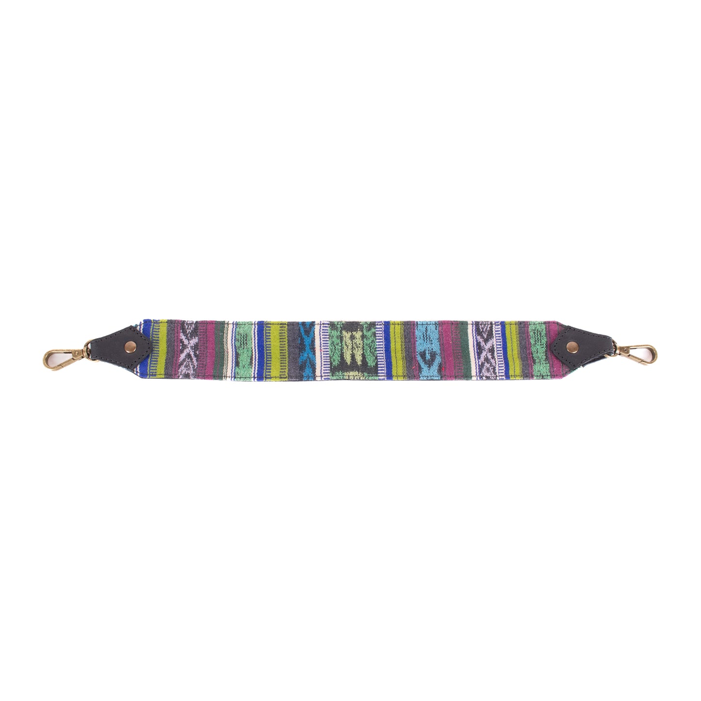 BEATRIZ CDB + DIAMANTE STRAP - OOAK HUIPIL - BLACK - NO. 200175