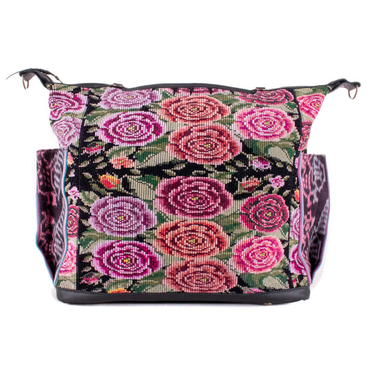 BEATRIZ CDB + DIAMANTE STRAP - OOAK HUIPIL - BLACK - NO. 200177