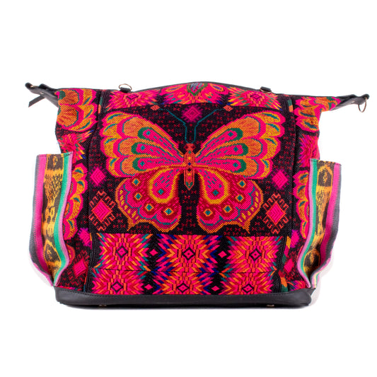 BEATRIZ CDB + DIAMANTE STRAP - OOAK HUIPIL - BLACK - NO. 200178