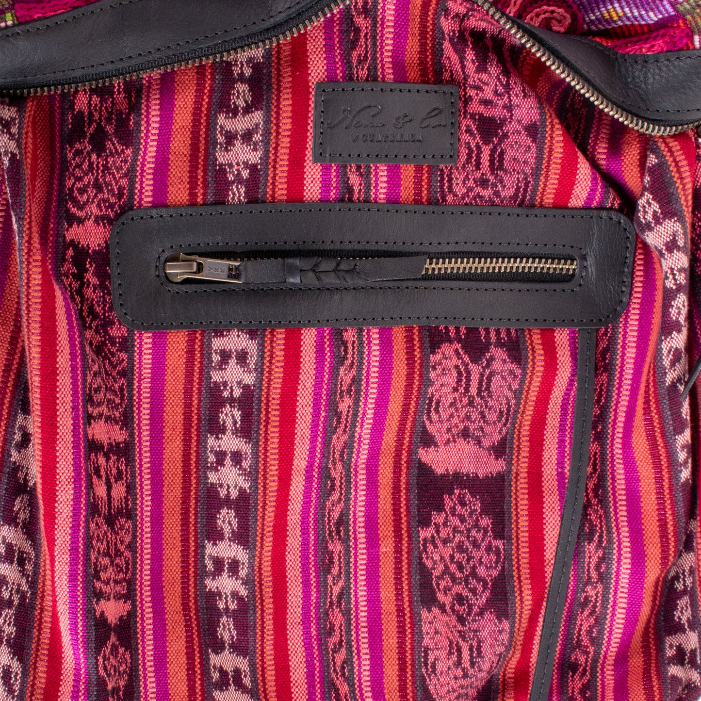 BEATRIZ MCDB + DIAMANTE STRAP - OOAK HUIPIL - BLACK - NO. 200179