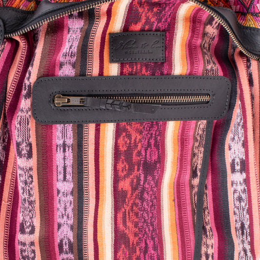 BEATRIZ MCDB + DIAMANTE STRAP - OOAK HUIPIL - BLACK - NO. 200180