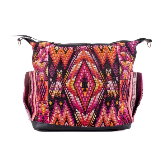 BEATRIZ MCDB + DIAMANTE STRAP - OOAK HUIPIL - BLACK - NO. 200180