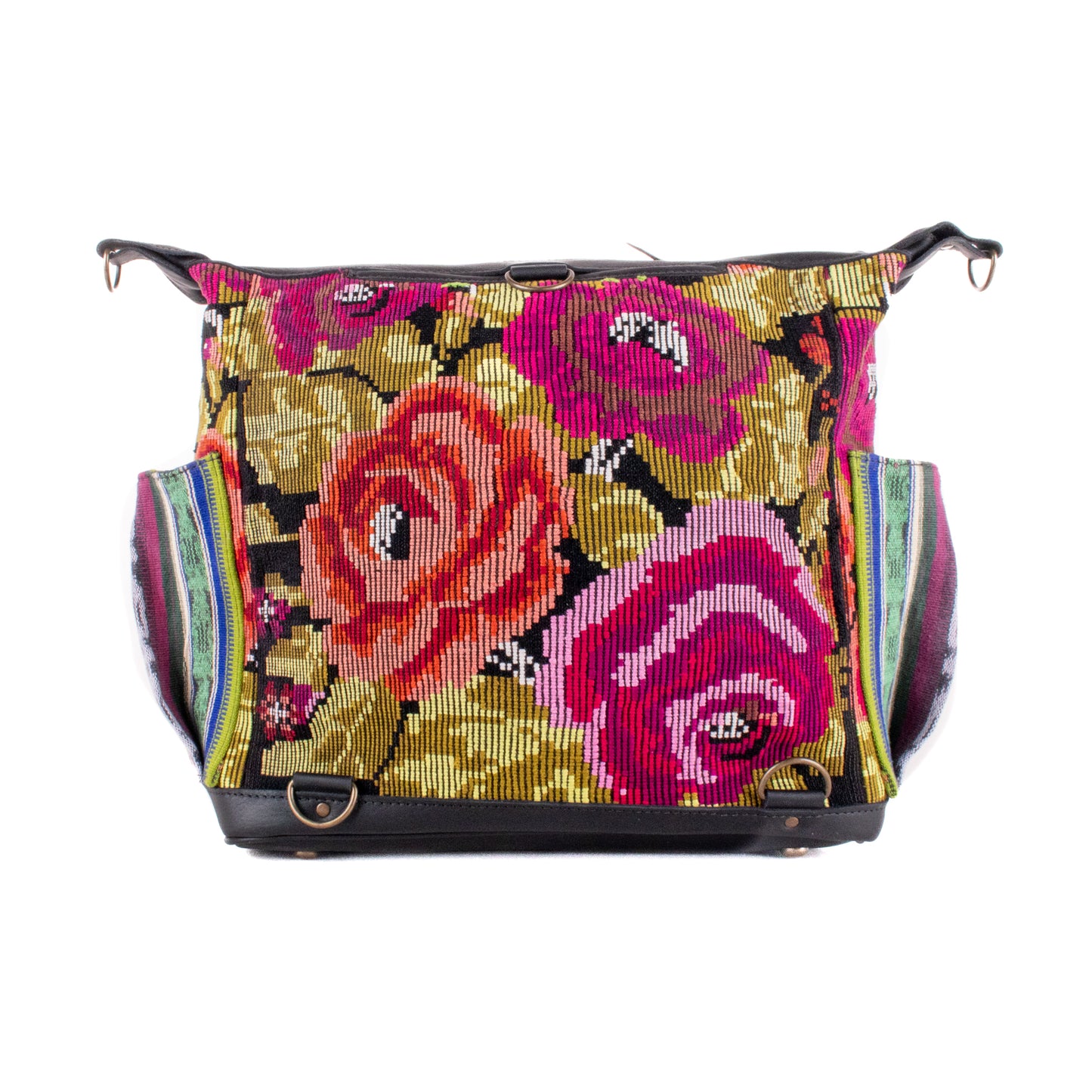 BEATRIZ MCDB + DIAMANTE STRAP - OOAK HUIPIL - BLACK - NO. 200182