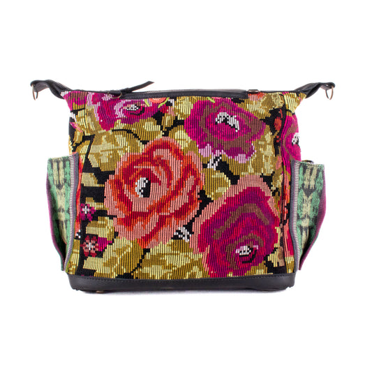 BEATRIZ MCDB + DIAMANTE STRAP - OOAK HUIPIL - BLACK - NO. 200182