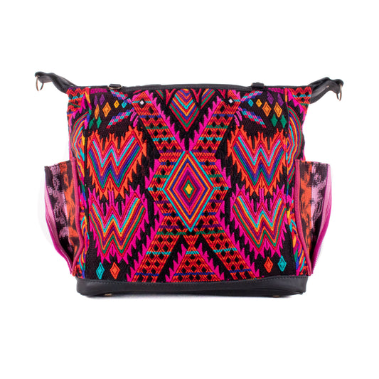 BEATRIZ MCDB + DIAMANTE STRAP - OOAK HUIPIL - BLACK - NO. 200183