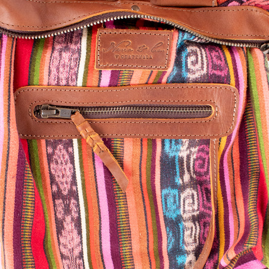 BEATRIZ MINI CDB - OOAK HUIPIL - CAFE - NO. 20024