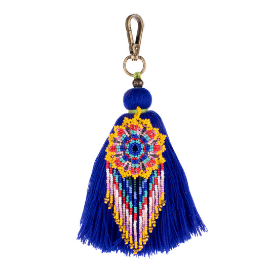 CLASSIC TASSEL - BEADED FLOWER CHARM - NO. 200249