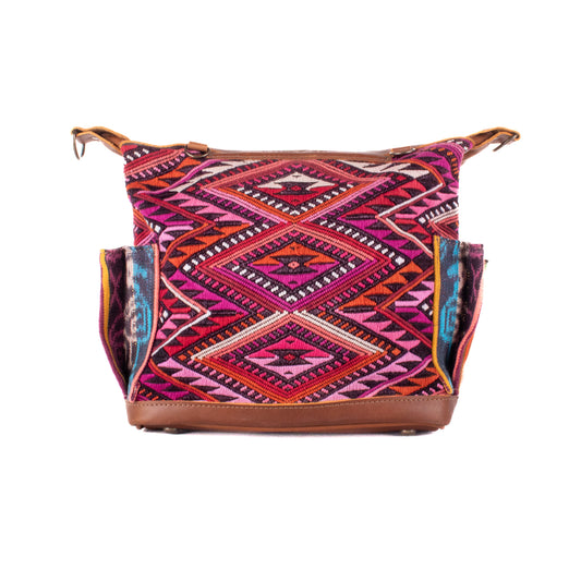 BEATRIZ MINI CDB - OOAK HUIPIL - CAFE - NO. 20024