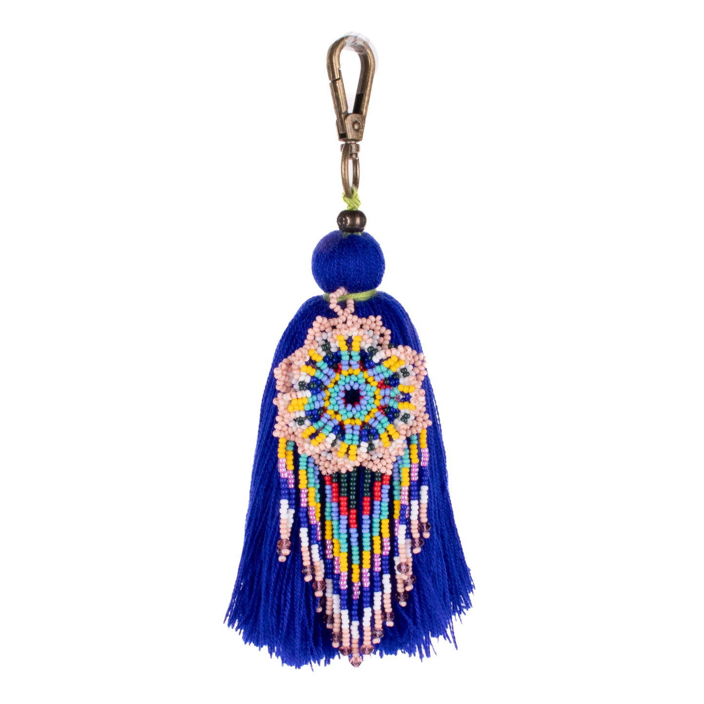 CLASSIC TASSEL - BEADED FLOWER CHARM - NO. 200250