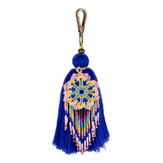 CLASSIC TASSEL - BEADED FLOWER CHARM - NO. 200250