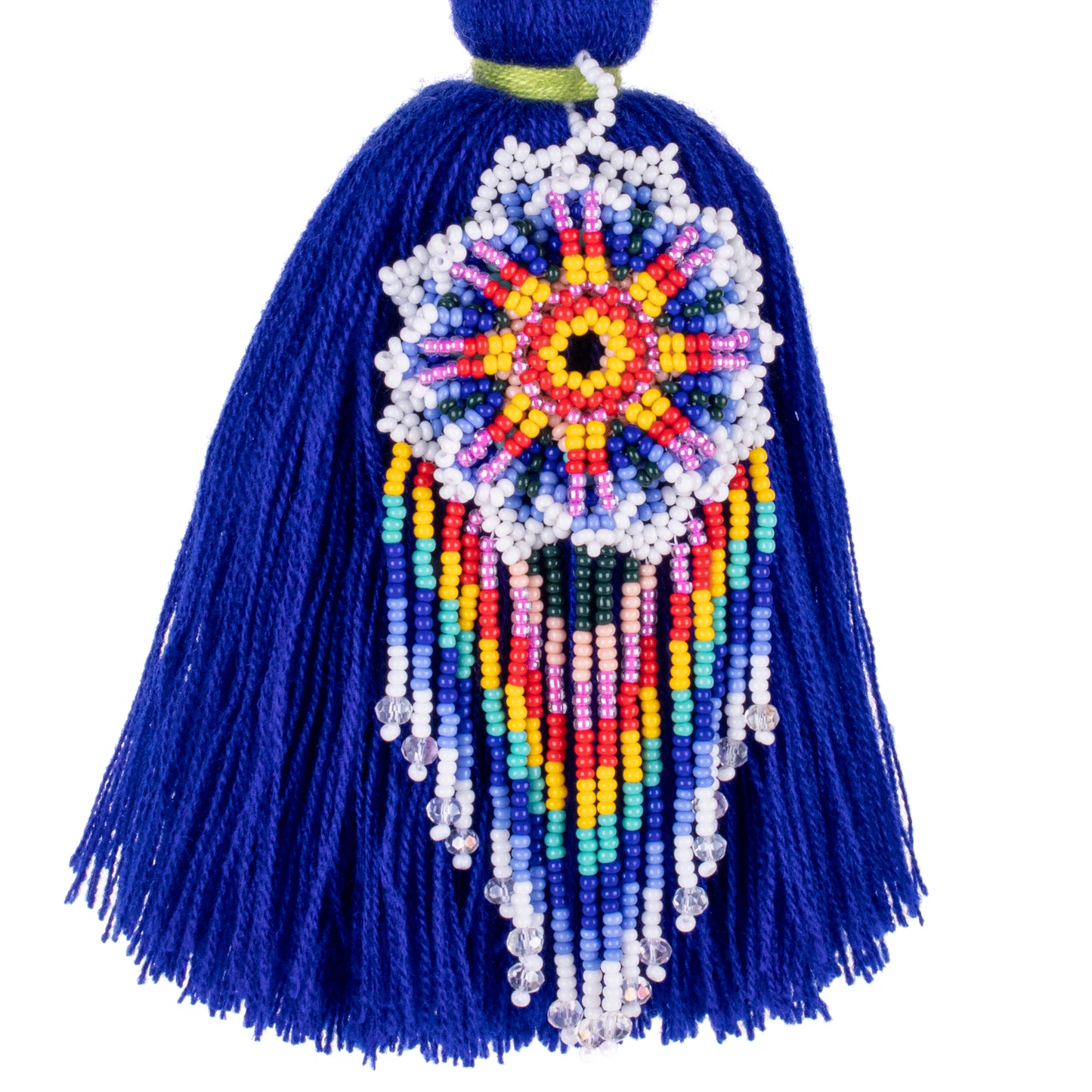CLASSIC TASSEL - BEADED FLOWER CHARM - NO. 200251