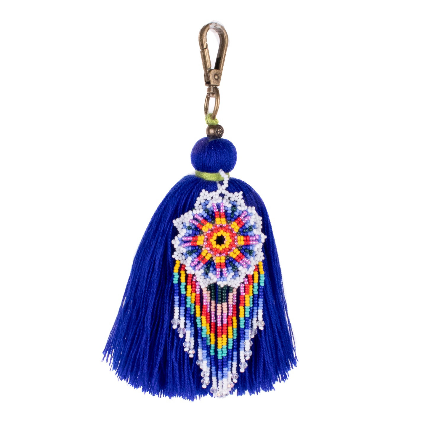 CLASSIC TASSEL - BEADED FLOWER CHARM - NO. 200251