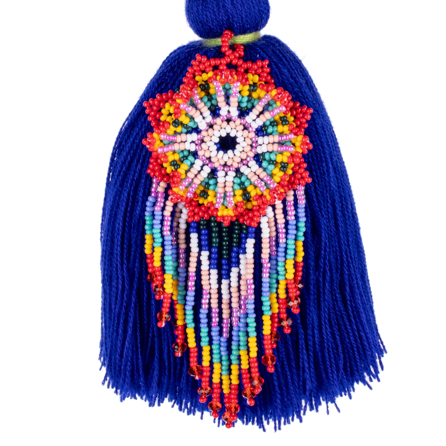 CLASSIC TASSEL - BEADED FLOWER CHARM - NO. 200252