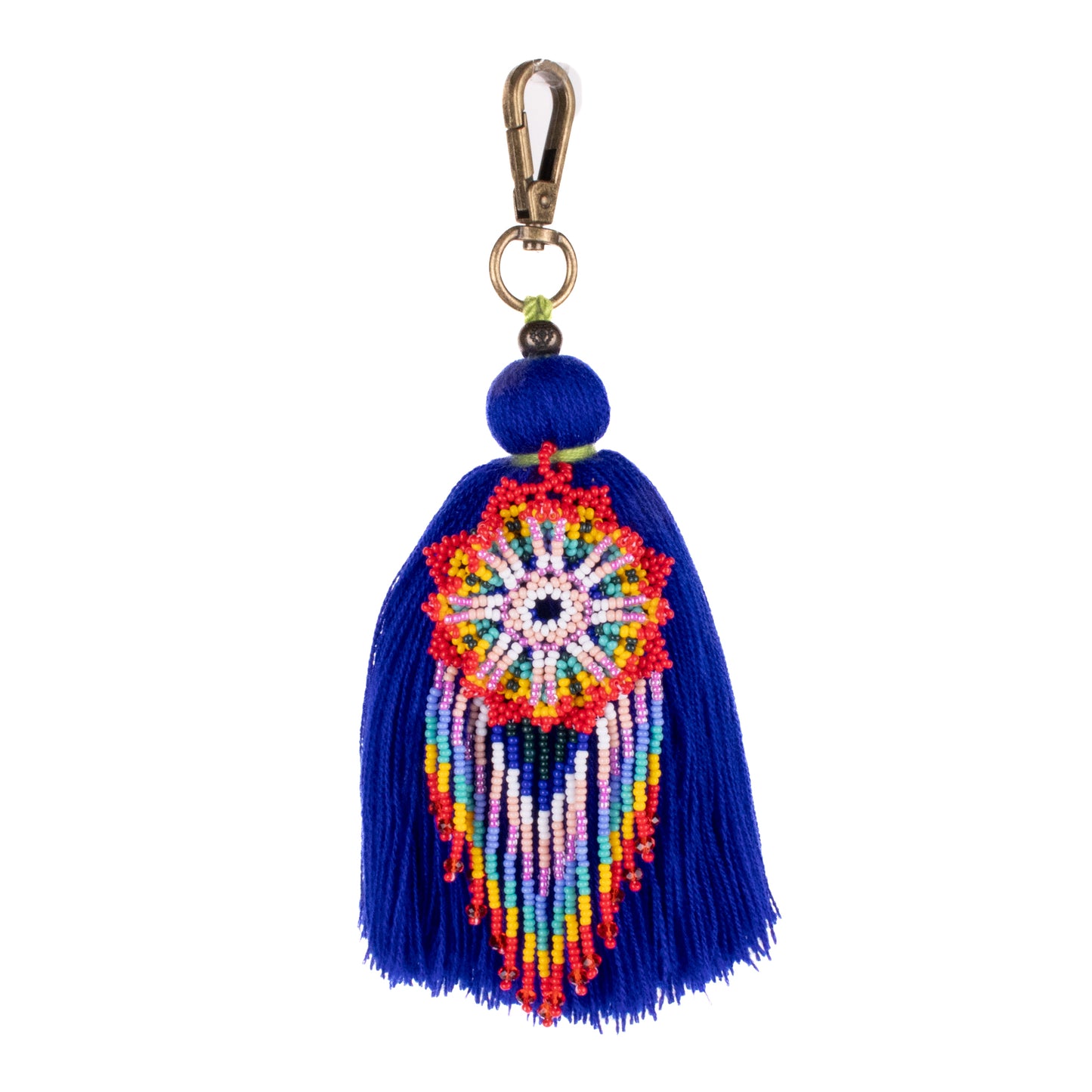 CLASSIC TASSEL - BEADED FLOWER CHARM - NO. 200252