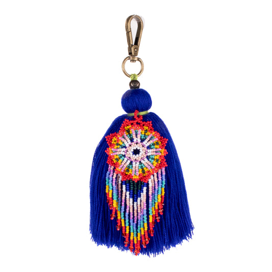 CLASSIC TASSEL - BEADED FLOWER CHARM - NO. 200252