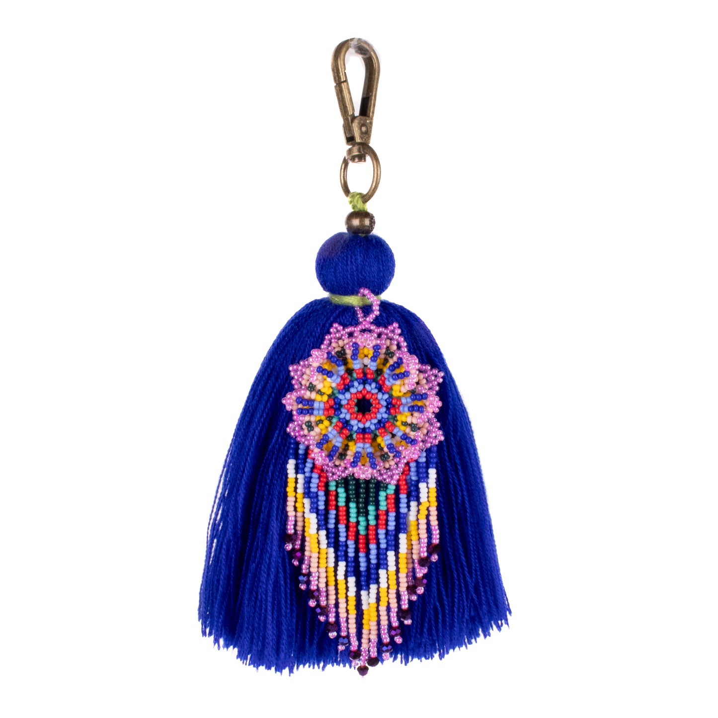 CLASSIC TASSEL - BEADED FLOWER CHARM - NO. 200253