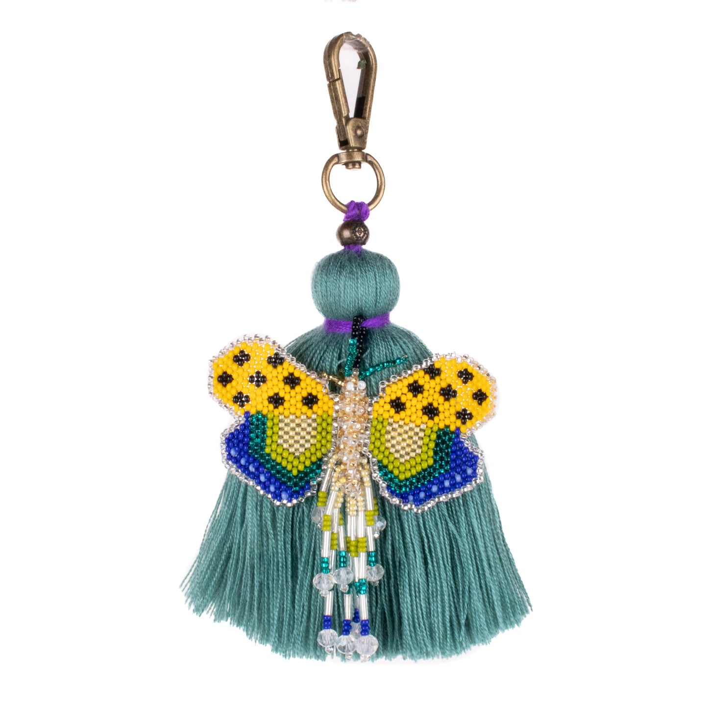 CLASSIC TASSEL - BEADED BUTTERFLY CHARM - NO. 200255
