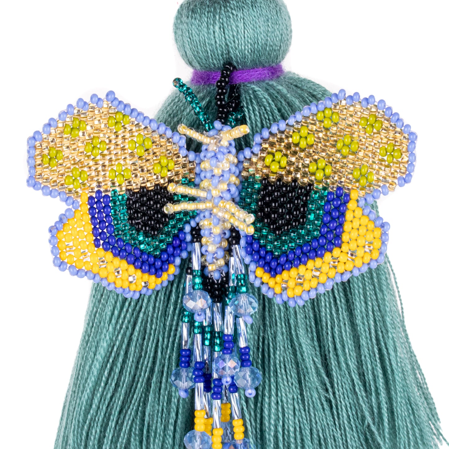 CLASSIC TASSEL - BEADED BUTTERFLY CHARM - NO. 200257