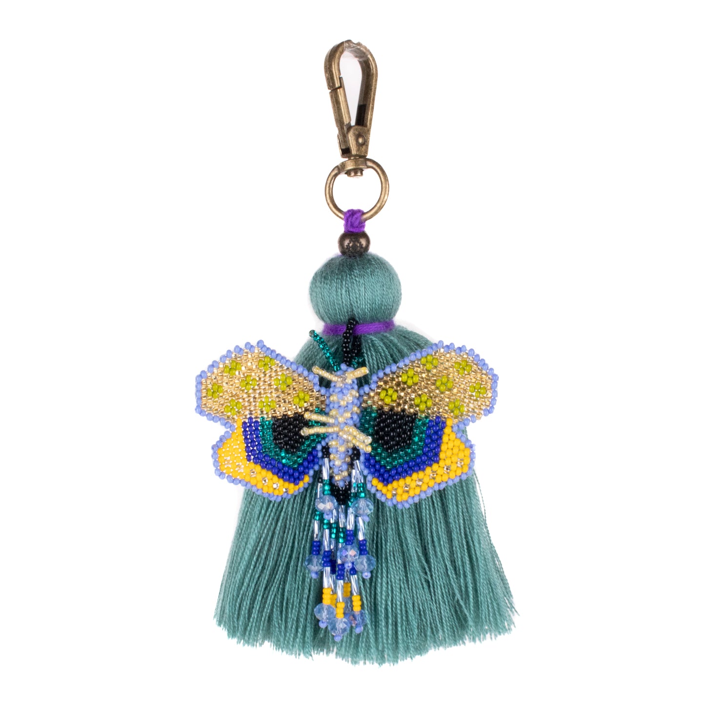CLASSIC TASSEL - BEADED BUTTERFLY CHARM - NO. 200257