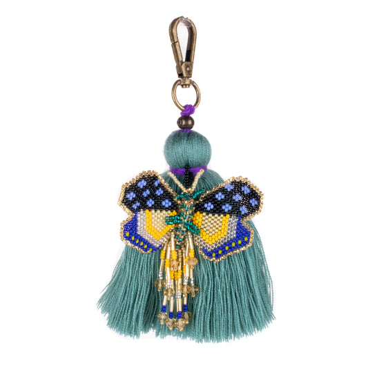 CLASSIC TASSEL - BEADED BUTTERFLY CHARM - NO. 200258