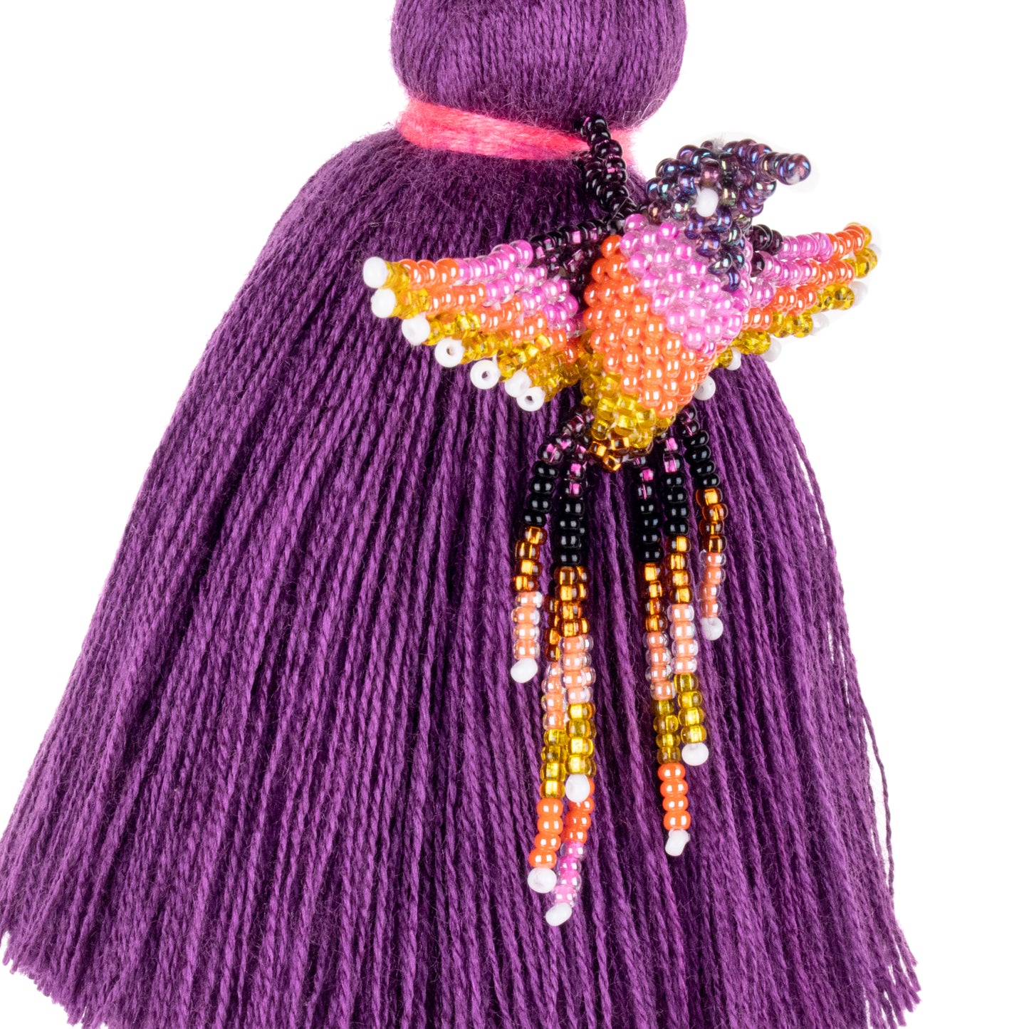 CLASSIC TASSEL - BEADED BIRD CHARM - NO. 200260
