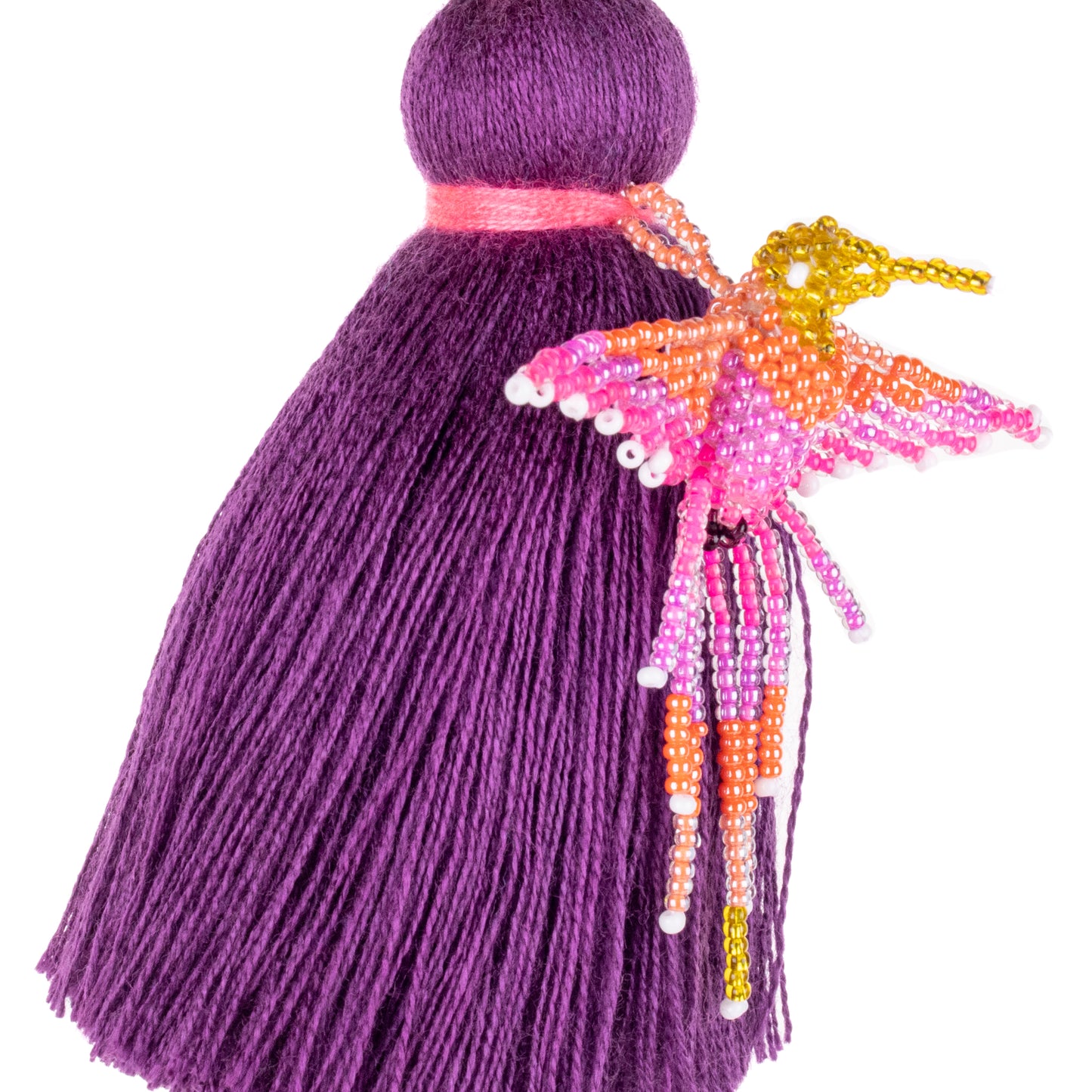 CLASSIC TASSEL - BEADED BIRD CHARM - NO. 200261