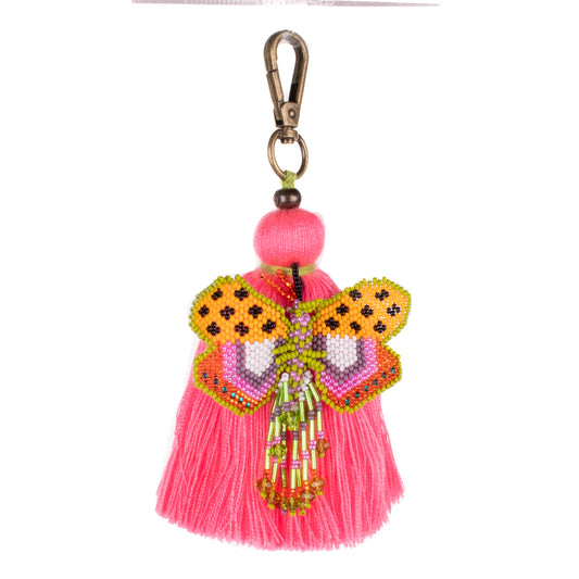 CLASSIC TASSEL - BEADED BUTTERFLY CHARM - NO. 200274