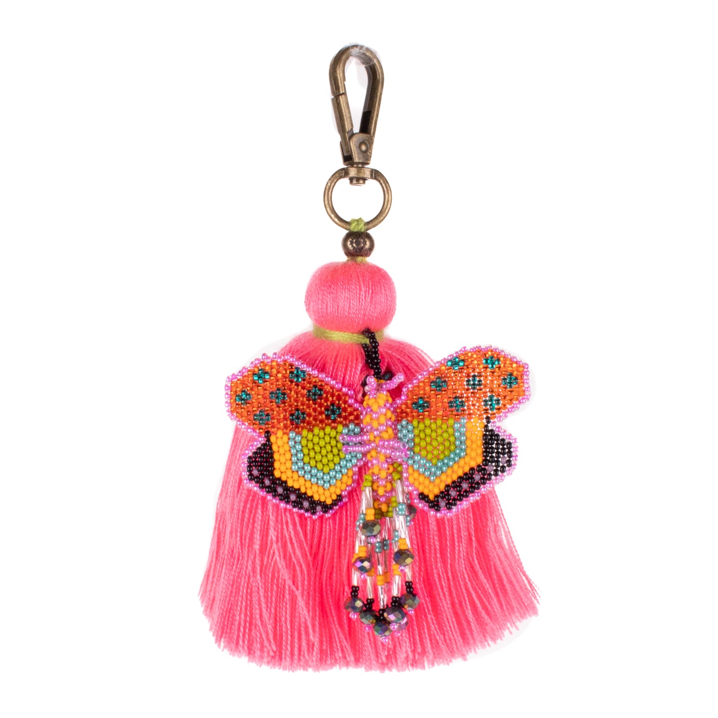 CLASSIC TASSEL - BEADED BUTTERFLY CHARM - NO. 200275