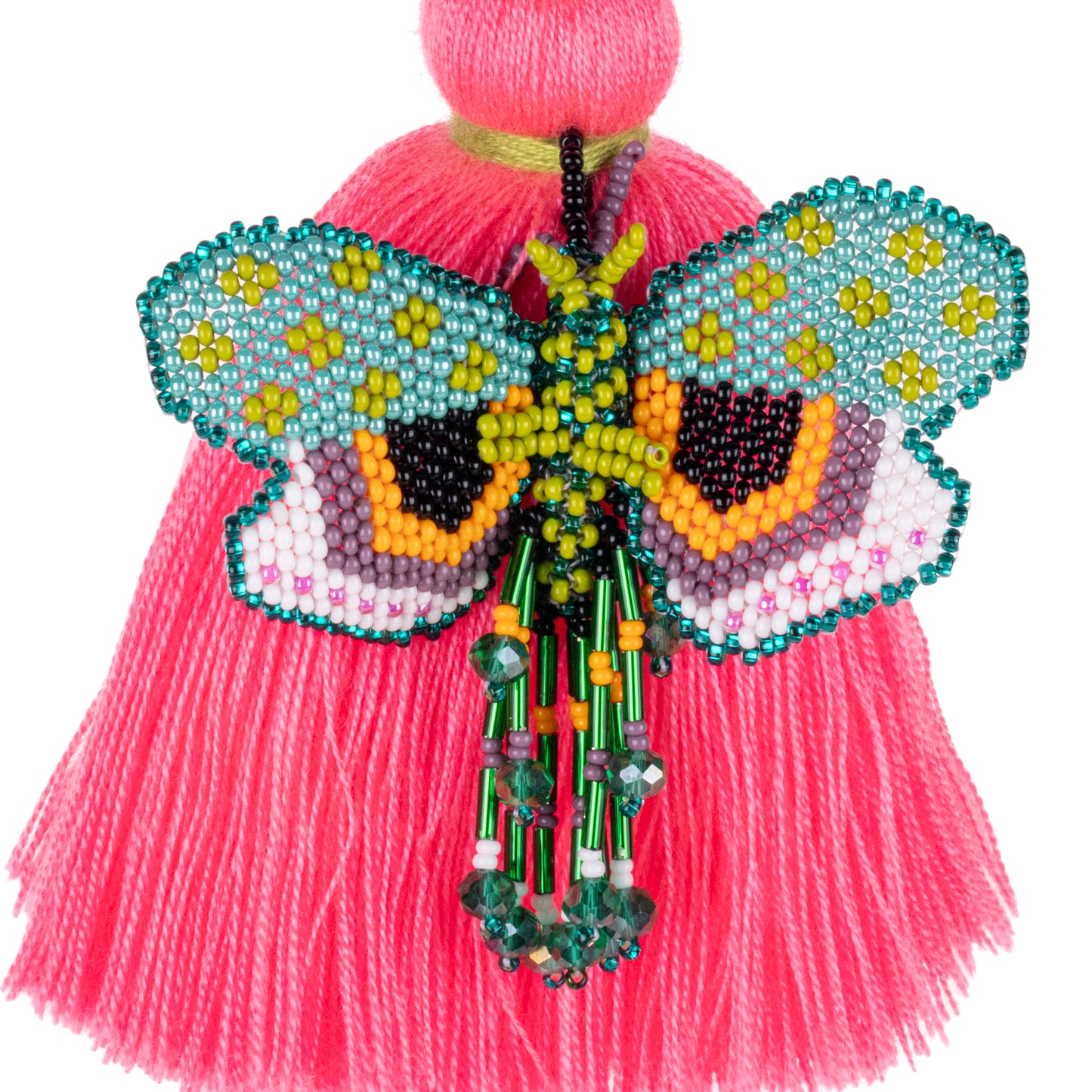 CLASSIC TASSEL - BEADED BUTTERFLY CHARM - NO. 200276