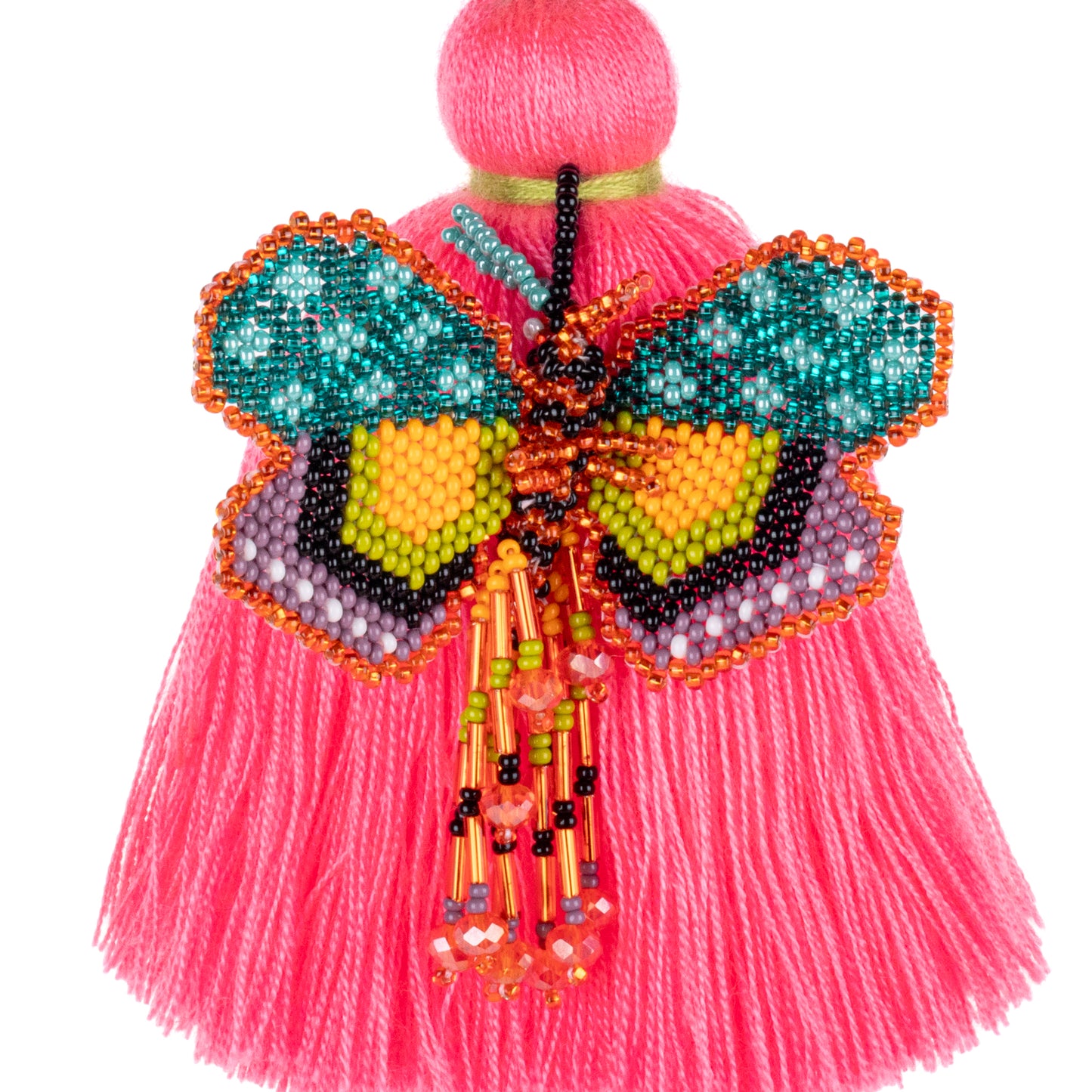 CLASSIC TASSEL - BEADED BUTTERFLY CHARM - NO. 200277