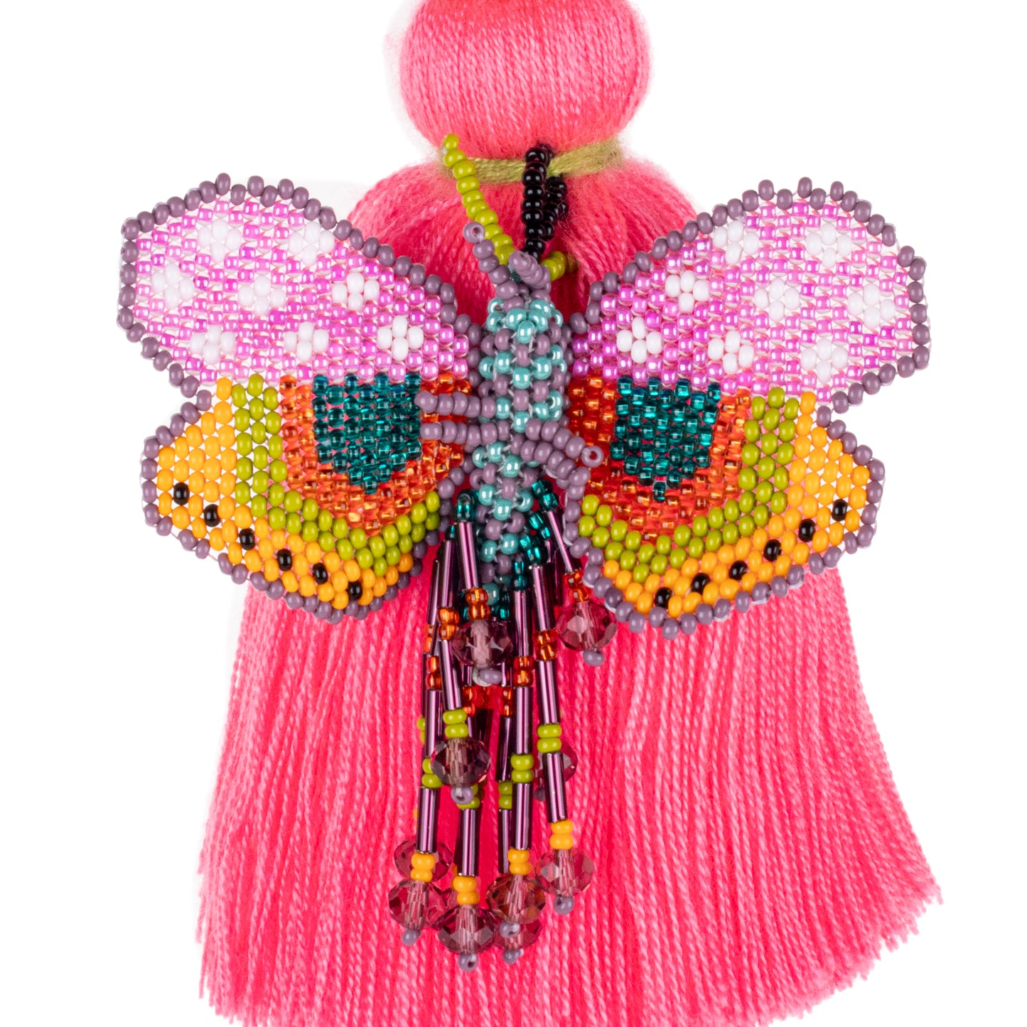 CLASSIC TASSEL - BEADED BUTTERFLY CHARM - NO. 200278
