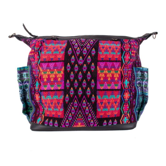 BEATRIZ CDB + DIAMANTE STRAP - OOAK HUIPIL - CORTE LINING - BLACK - NO. 200357