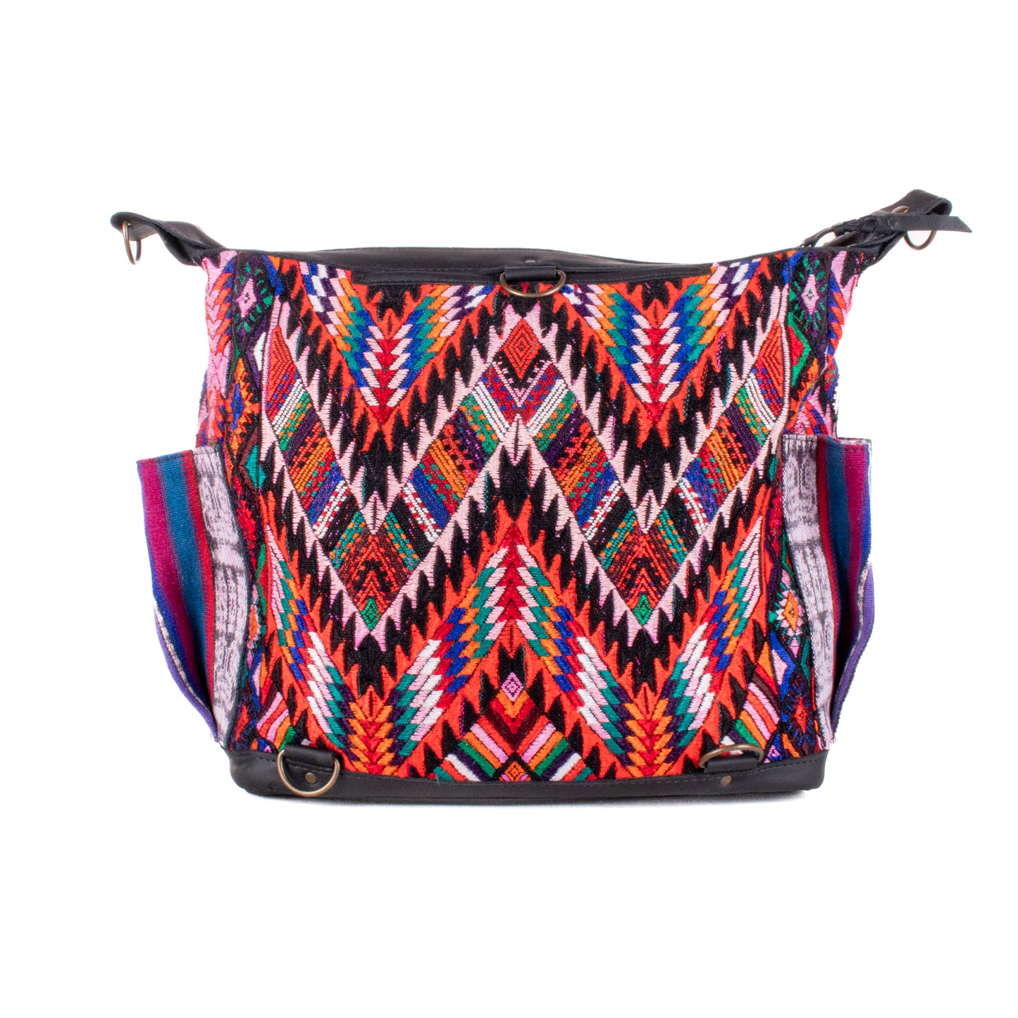 BEATRIZ MCDB + DIAMANTE STRAP - OOAK HUIPIL - CORTE LINING - BLACK - NO. 200360
