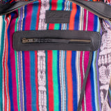 BEATRIZ MCDB + DIAMANTE STRAP - OOAK HUIPIL - CORTE LINING - BLACK - NO. 200360