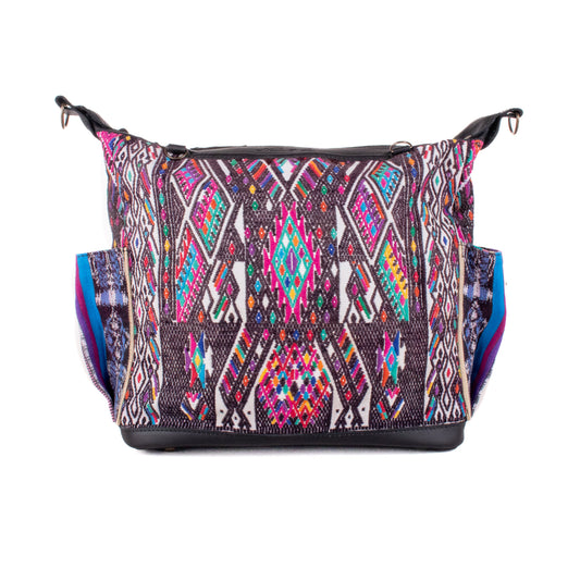 BEATRIZ MCDB + DIAMANTE STRAP - OOAK HUIPIL - CORTE LINING - BLACK - NO. 200365