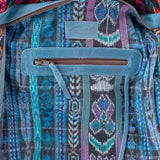 BEATRIZ MCDB + DIAMANTE STRAP - OOAK HUIPIL - CORTE LINING - CERULEAN - NO. 200368