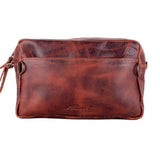 LARGE WANDER SET - FULL LEATHER & JADE/SILVER - COPPER - NO. 200375