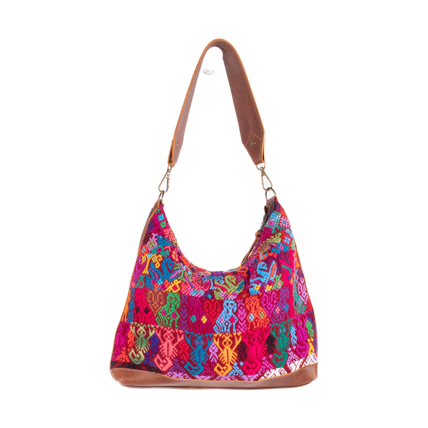 SMALL PENELOPE BAG - OOAK HUIPIL - CAFE - NO. 200377