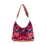 SMALL PENELOPE BAG - OOAK HUIPIL - CAFE - NO. 200380