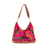 SMALL PENELOPE BAG - OOAK HUIPIL - CAFE - NO. 200382