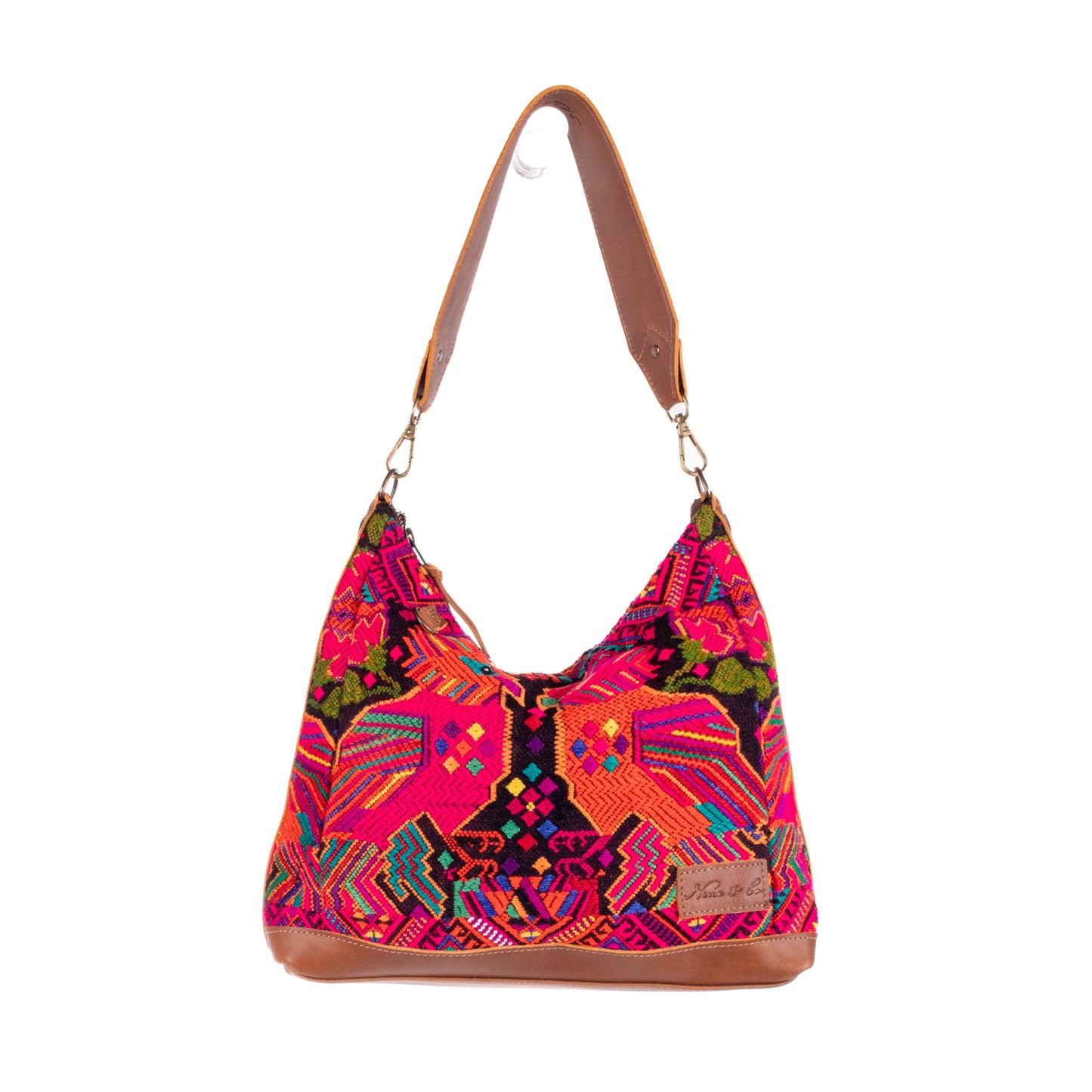 SMALL PENELOPE BAG - OOAK HUIPIL - CAFE - NO. 200382