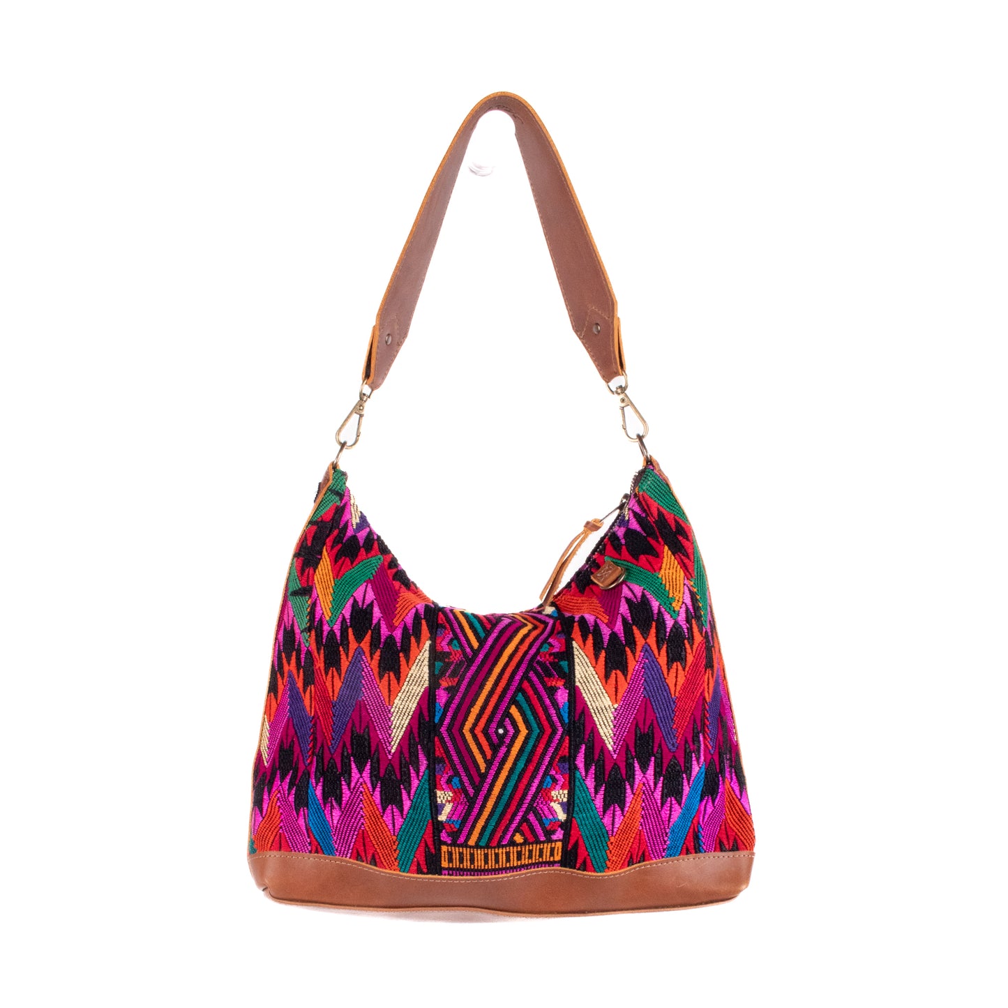 SMALL PENELOPE BAG - OOAK HUIPIL - CAFE - NO. 200383